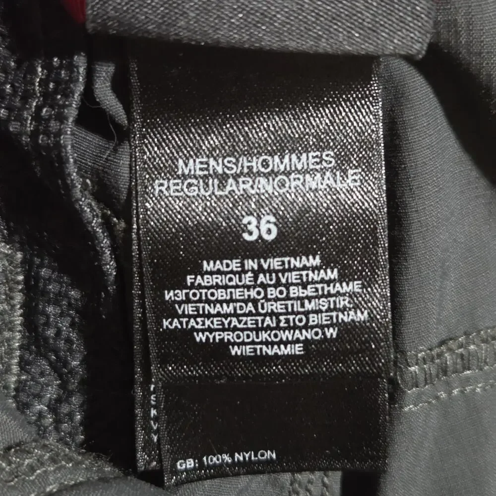 The North Face Mens Hiking Ripstop Cargo Shorts Size 36 x‎ 10 Dark Gray Outdoor